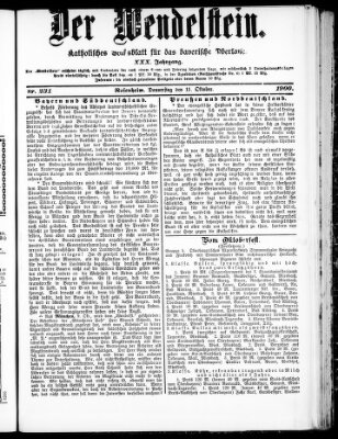 Wendelstein Donnerstag 11. Oktober 1900