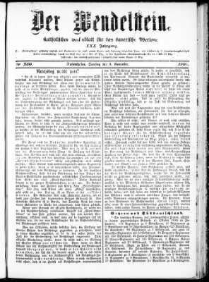 Wendelstein Samstag 3. November 1900