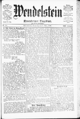 Wendelstein Donnerstag 7. März 1901