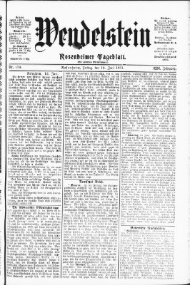 Wendelstein Freitag 14. Juni 1901