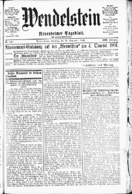 Wendelstein Sonntag 29. September 1901