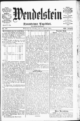 Wendelstein Dienstag 8. Oktober 1901