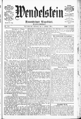 Wendelstein Mittwoch 9. Oktober 1901