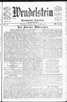 Wendelstein Mittwoch 18. Dezember 1901