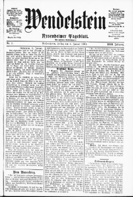 Wendelstein Freitag 3. Januar 1902