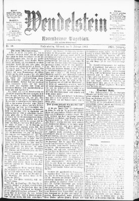 Wendelstein Mittwoch 5. Februar 1902