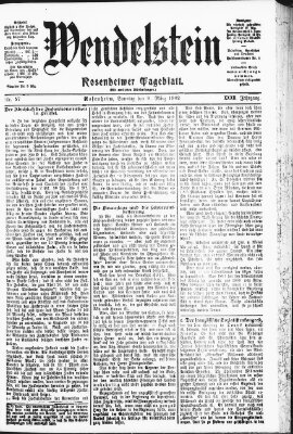 Wendelstein Sonntag 9. März 1902