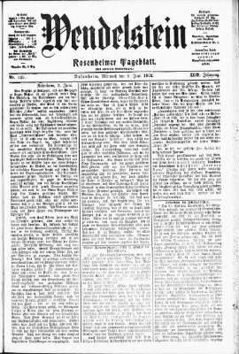 Wendelstein Mittwoch 4. Juni 1902