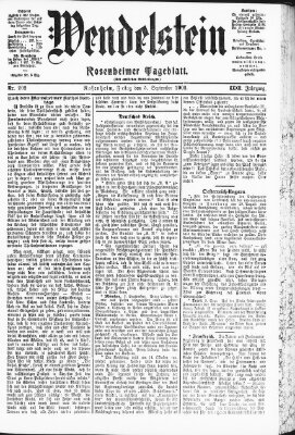 Wendelstein Freitag 5. September 1902