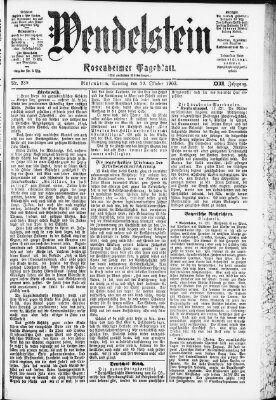 Wendelstein Sonntag 19. Oktober 1902