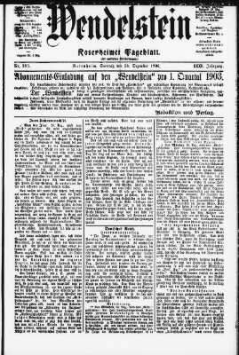 Wendelstein Sonntag 28. Dezember 1902