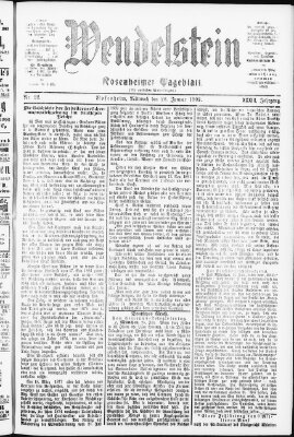 Wendelstein Mittwoch 28. Januar 1903