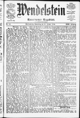 Wendelstein Donnerstag 29. Januar 1903