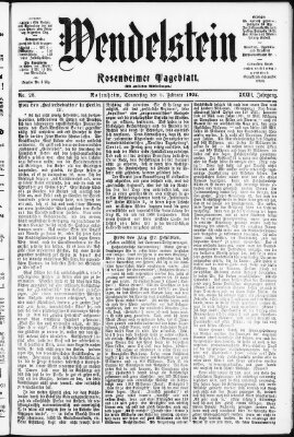 Wendelstein Donnerstag 5. Februar 1903