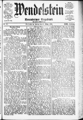 Wendelstein Freitag 27. März 1903