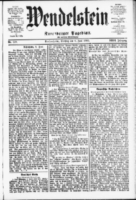 Wendelstein Dienstag 9. Juni 1903