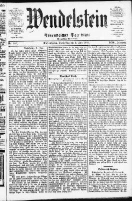 Wendelstein Donnerstag 2. Juli 1903