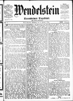 Wendelstein Mittwoch 6. Januar 1904