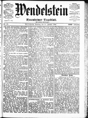 Wendelstein Sonntag 31. Januar 1904