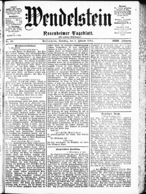 Wendelstein Samstag 6. Februar 1904