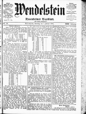 Wendelstein Sonntag 7. Februar 1904