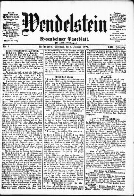 Wendelstein Mittwoch 4. Januar 1905