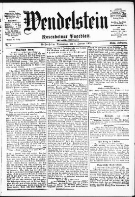 Wendelstein Donnerstag 5. Januar 1905