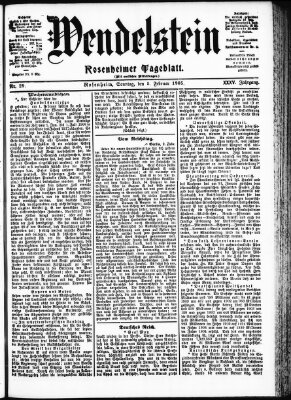 Wendelstein Sonntag 5. Februar 1905