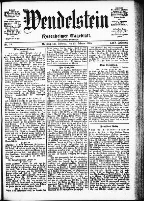 Wendelstein Sonntag 12. Februar 1905