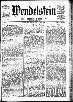 Wendelstein Samstag 6. Mai 1905