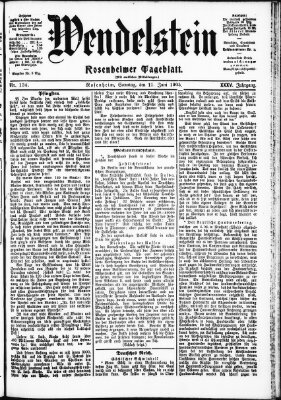 Wendelstein Sonntag 11. Juni 1905