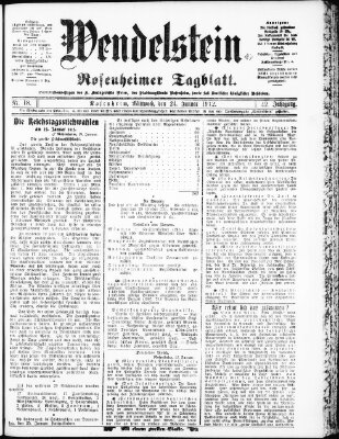 Wendelstein Mittwoch 24. Januar 1912