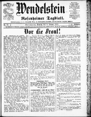 Wendelstein Sonntag 4. Februar 1912