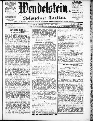 Wendelstein Freitag 24. Mai 1912