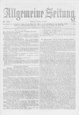 Allgemeine Zeitung Dienstag 4. Juni 1872