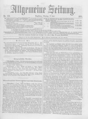 Allgemeine Zeitung Montag 5. Juni 1871