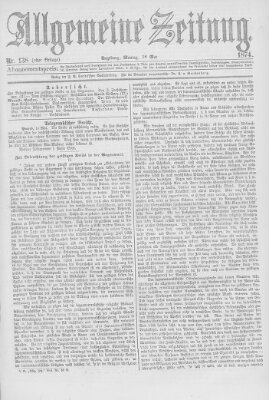 Allgemeine Zeitung Montag 18. Mai 1874