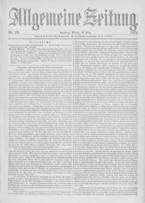 Allgemeine Zeitung Montag 10. März 1873