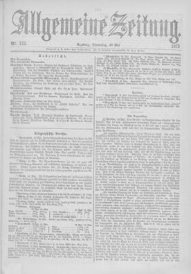 Allgemeine Zeitung Donnerstag 22. Mai 1873