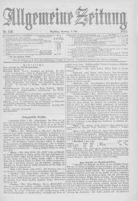 Allgemeine Zeitung Sonntag 6. Mai 1877