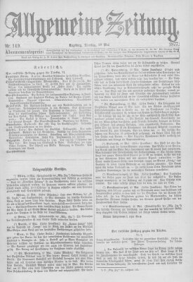 Allgemeine Zeitung Dienstag 29. Mai 1877