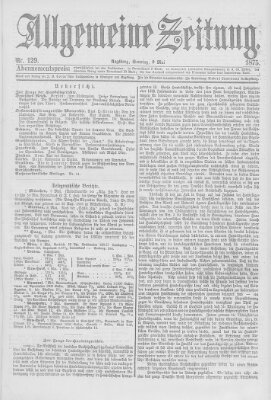 Allgemeine Zeitung Sonntag 9. Mai 1875