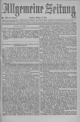 Allgemeine Zeitung Montag 28. Juni 1875