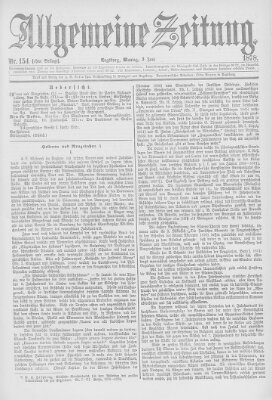 Allgemeine Zeitung Montag 3. Juni 1878