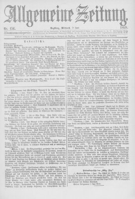 Allgemeine Zeitung Mittwoch 5. Juni 1878