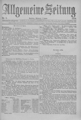 Allgemeine Zeitung Mittwoch 8. Januar 1879