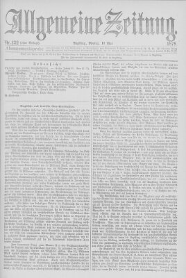 Allgemeine Zeitung Montag 12. Mai 1879