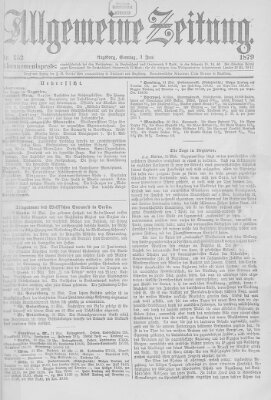 Allgemeine Zeitung Sonntag 1. Juni 1879