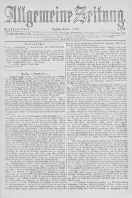 Allgemeine Zeitung Dienstag 3. Juni 1879