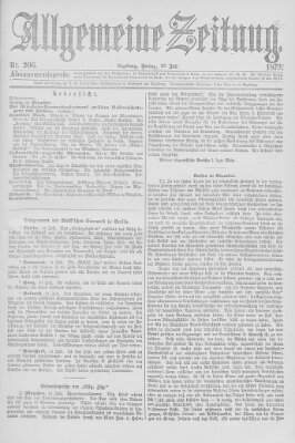 Allgemeine Zeitung Freitag 25. Juli 1879